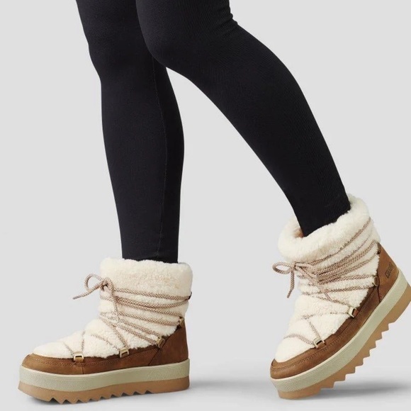 cougar women's verity leather & shearling boots